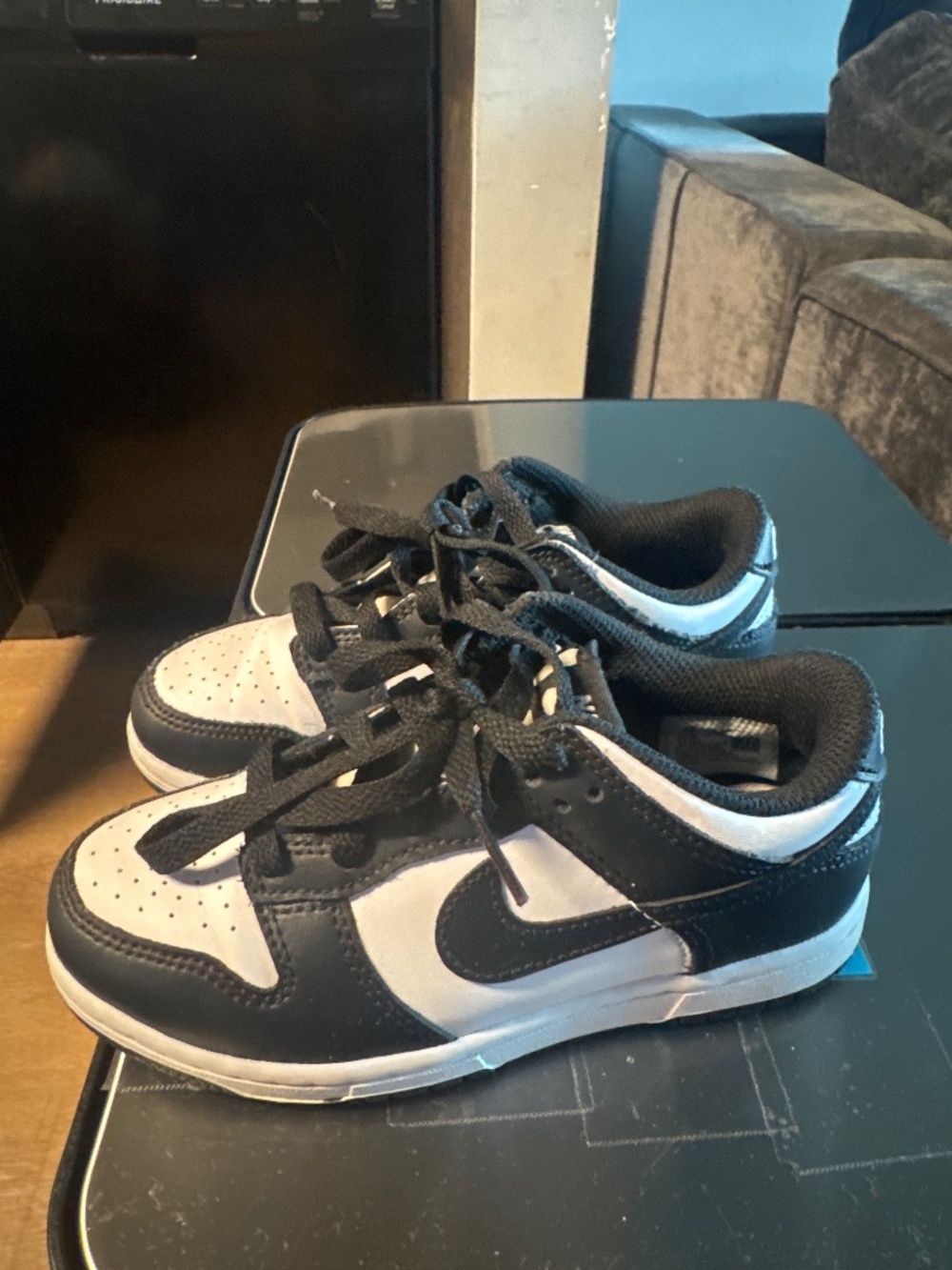 Kids nike Panda size 13 like new!
